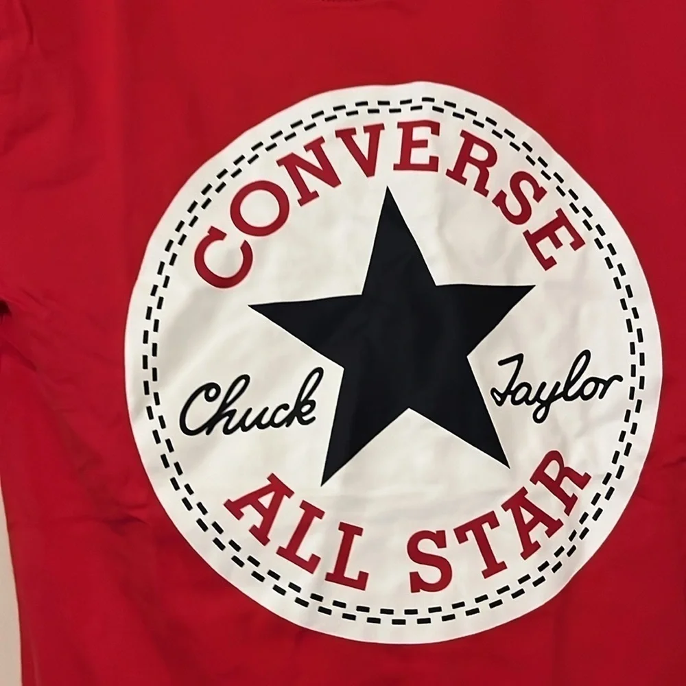 NWT Converse boys red T-shirt size Medium